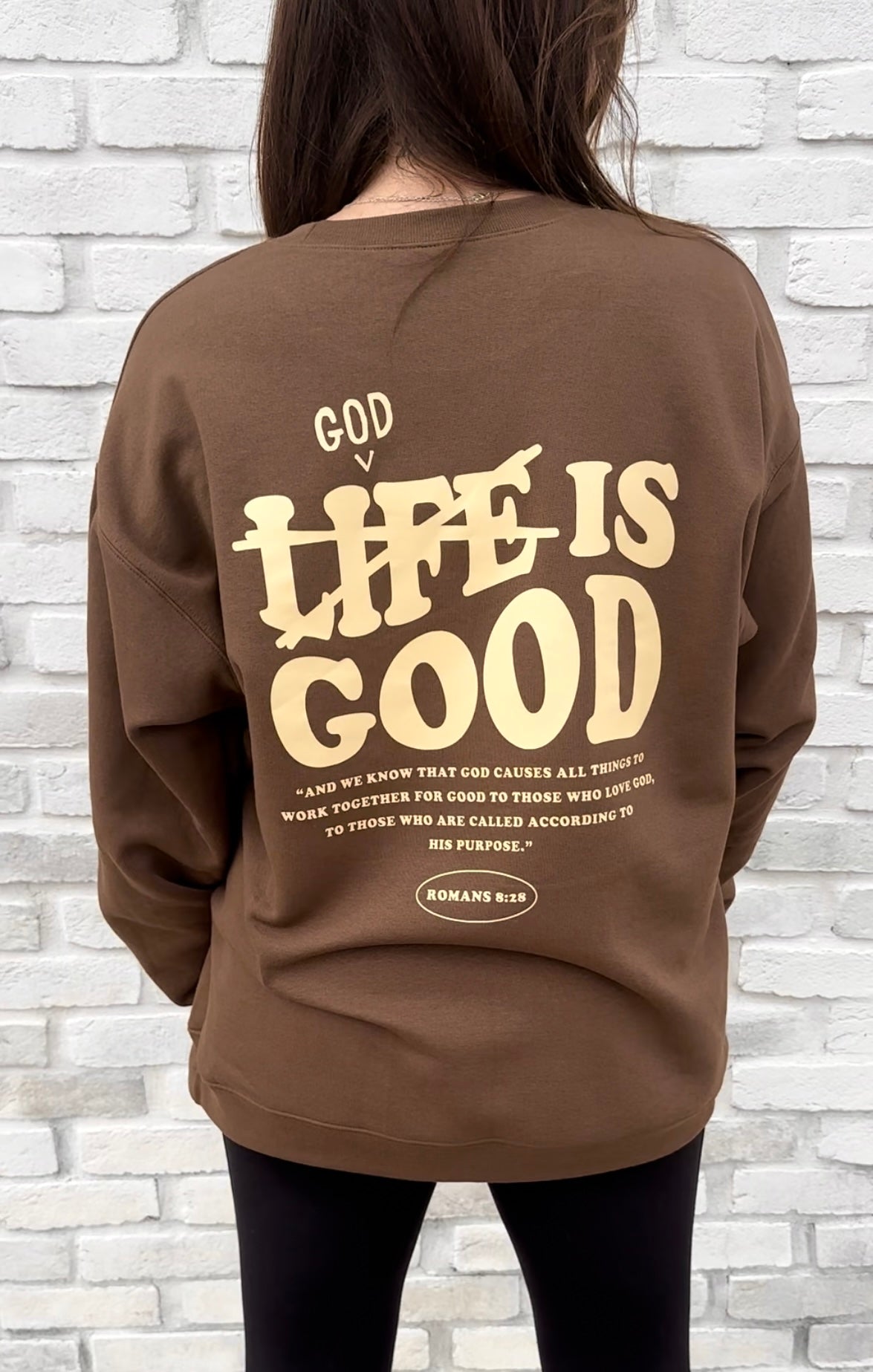 “GOD IS GOOD” pullover