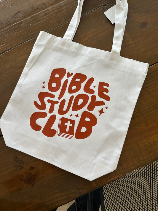 📖 BIBLE STUDY CLUB tote ✨