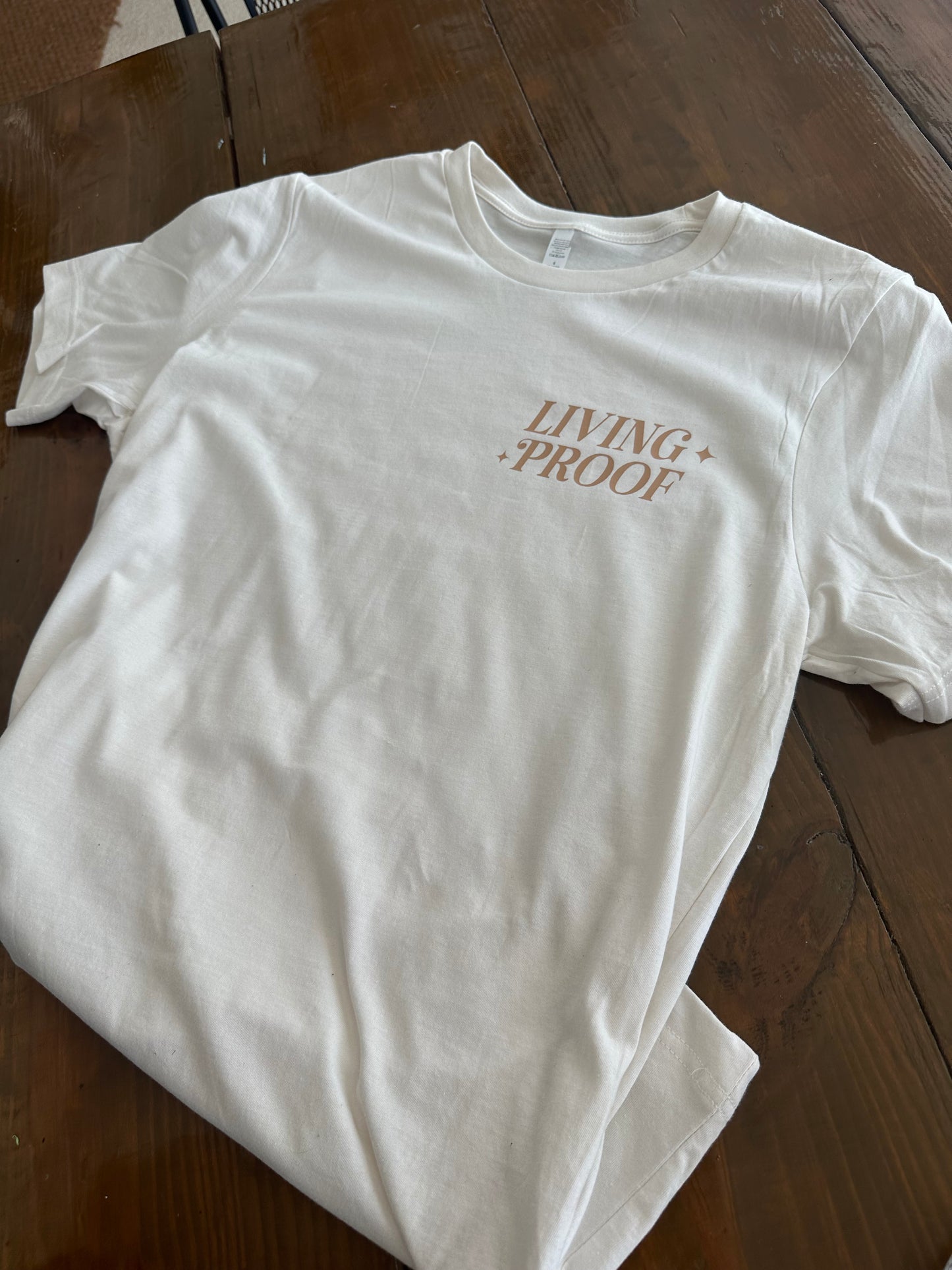 Living Proof tee